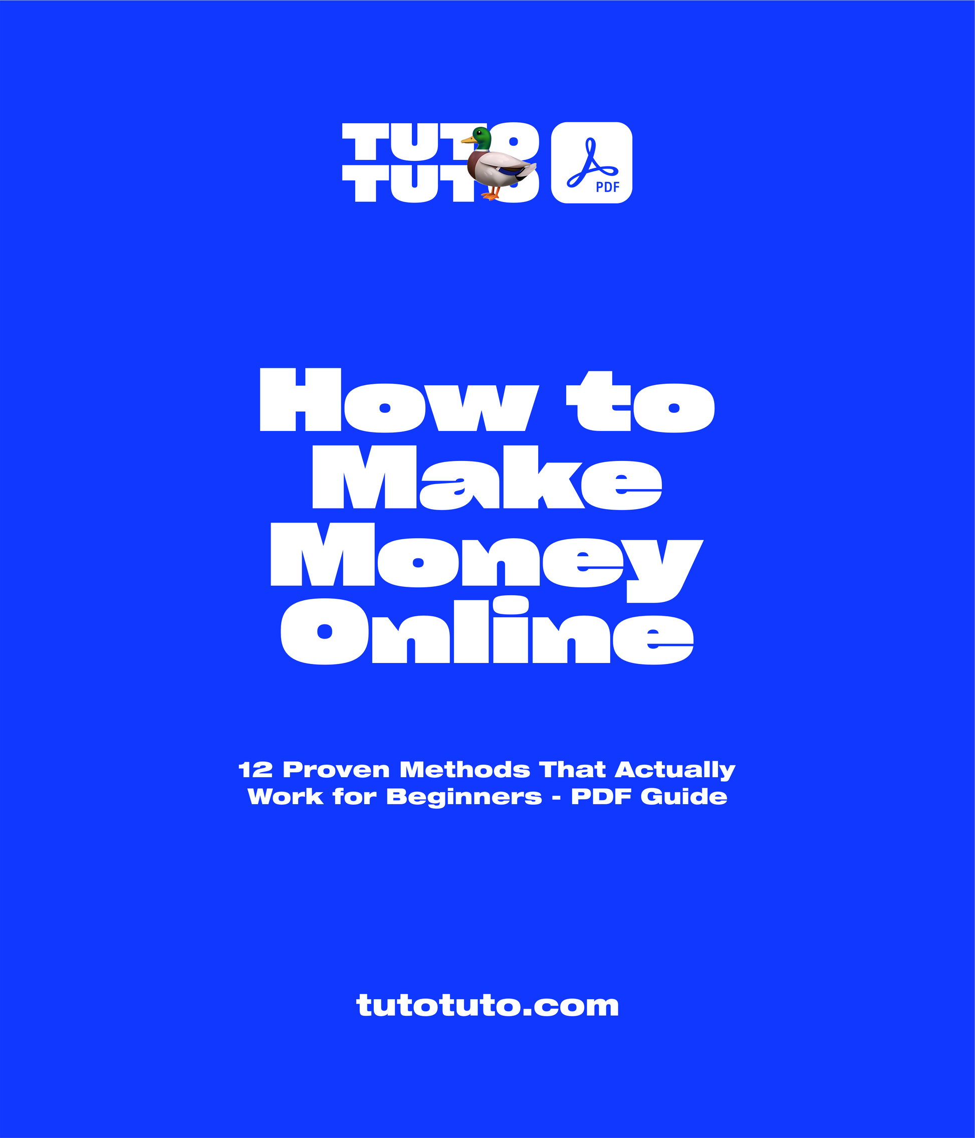 How to Make Money Online: 12 Proven Methods That Actually Work for Beginners - PDF Guide